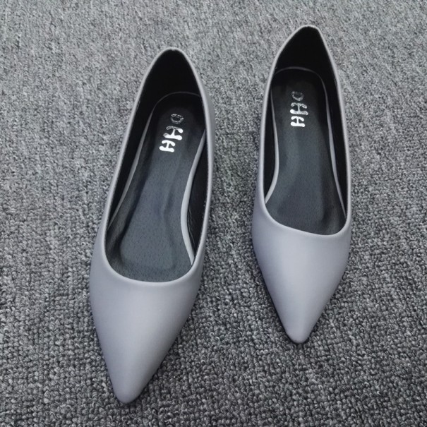 Női elegáns balerina cipő ezüst 39
