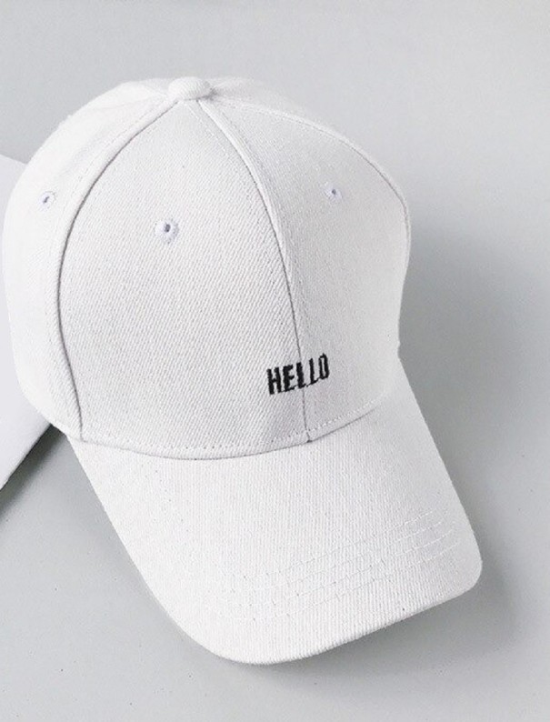 Női hello siltes sapka fehér