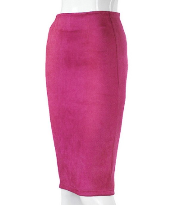 Női keskeny szoknya, hátul zavartan J3107 sötét rózsaszín M Női keskeny szoknya, hátul zavartan J3107 sötét rózsaszín M