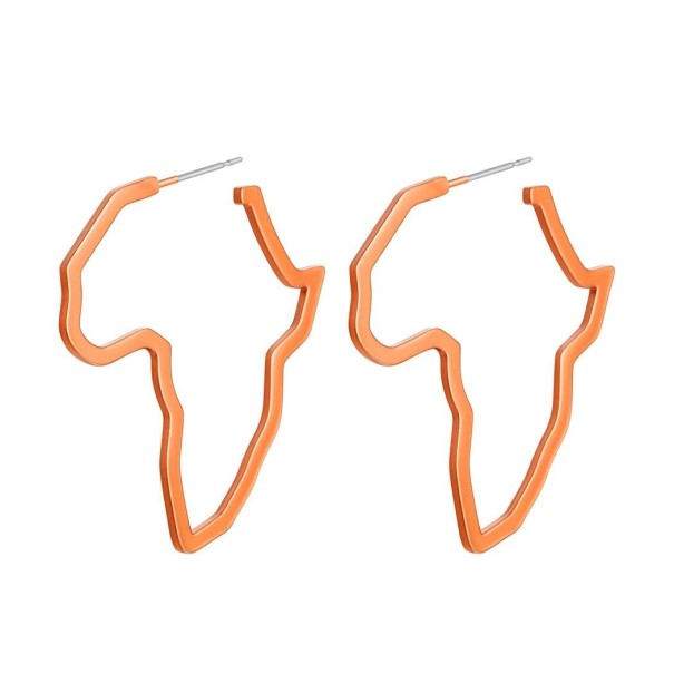 Női lógó fülbevaló Afrika régi rózsaszín