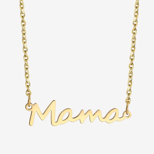 Női nyaklánc mama D350 arany 1