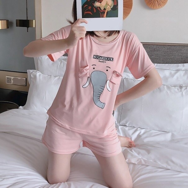 Női pizsama P2649 rózsaszín S