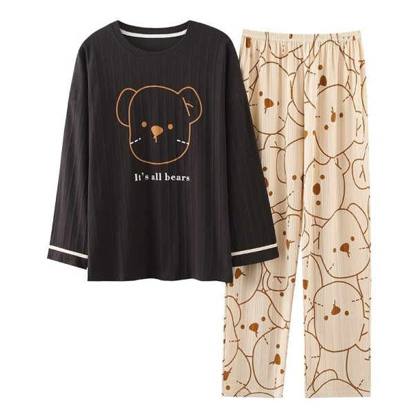 Női pizsama P3072 fekete XXL