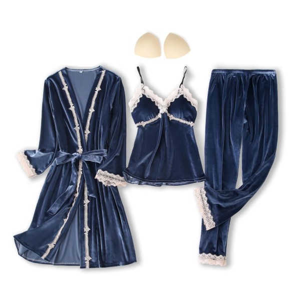 Női pizsama szett P2999 kék L