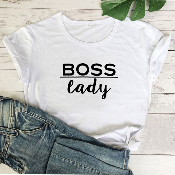 Női póló boss lady nyomtatással XL 6