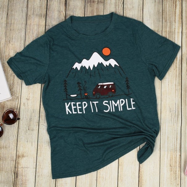 Női póló keep it simple egyszerű M