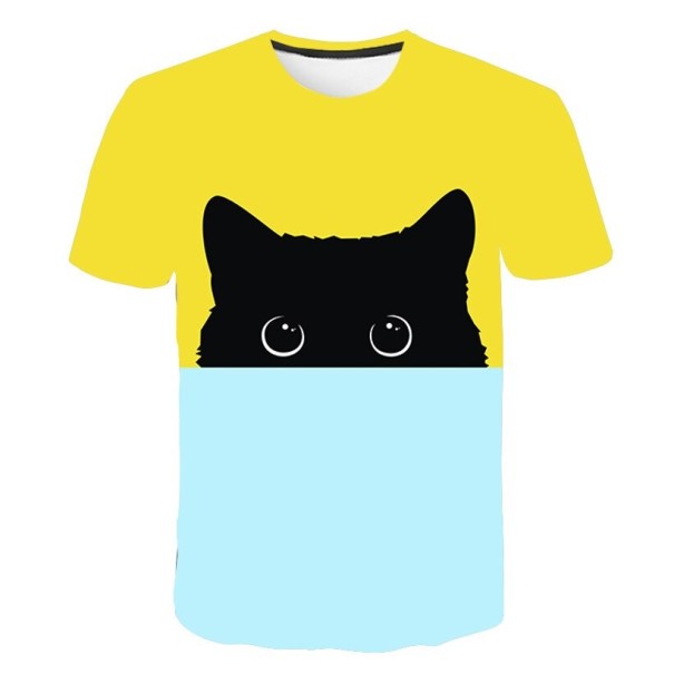 Női póló macskanyomattal 3XL 12