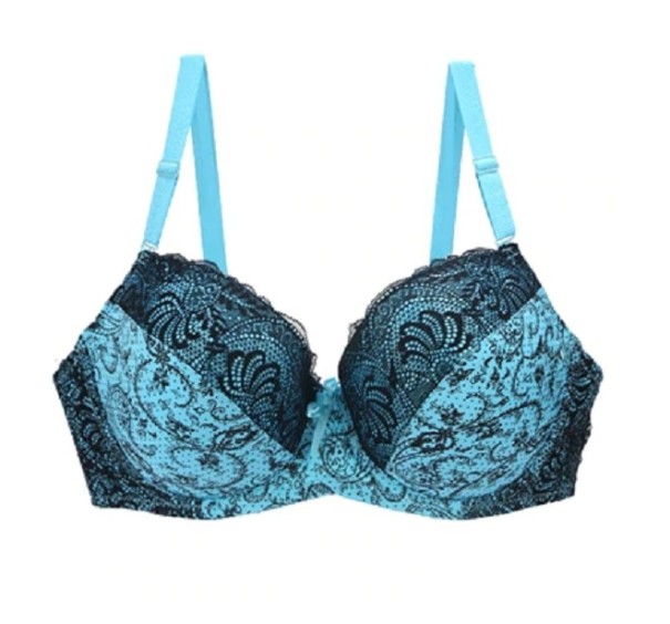 Női Push-up melltartó Pamela kék 75E