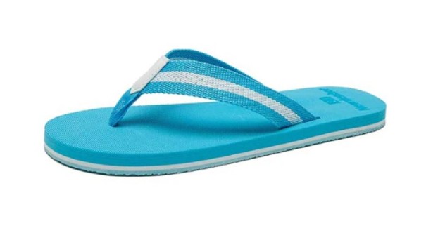 Női stílusos flip-flop papucs kék 41