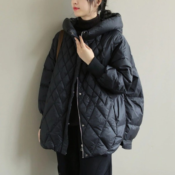 Női téli dzseki P2526 fekete L