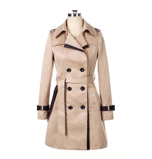 Női trencskabát A1871 bézs L