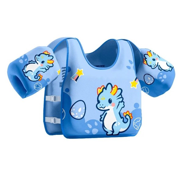 Non-inflatable swimming vest with unicorn design Maximum load 25 kg EPE foam and nylon Double buckle Safety swimming vest for children 1