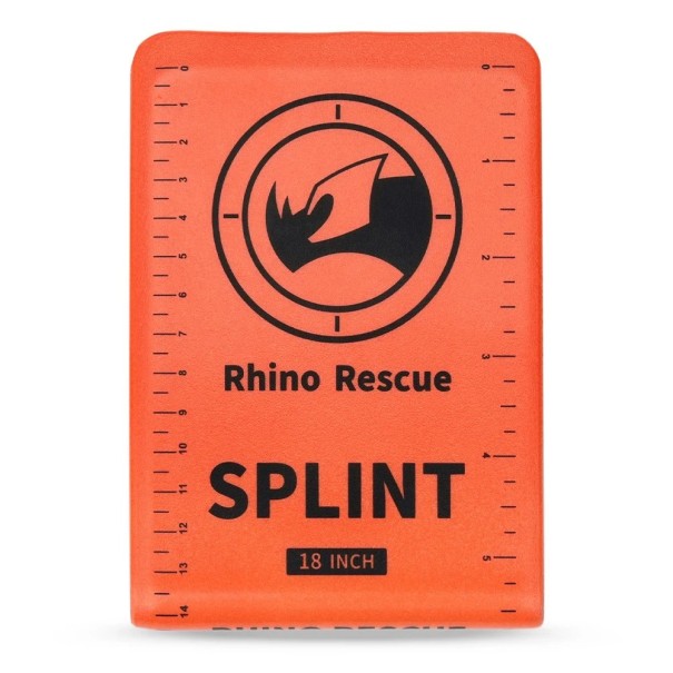 Notfallschiene 45,5x11 cm Leichte Faltschienen zur Frakturstabilisierung Outdoor Erste Hilfe Wasserfeste Schiene für EMS und Sport orange