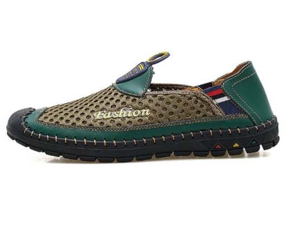 Nowoczesne oddychające buty męskie J2141 zielony 44