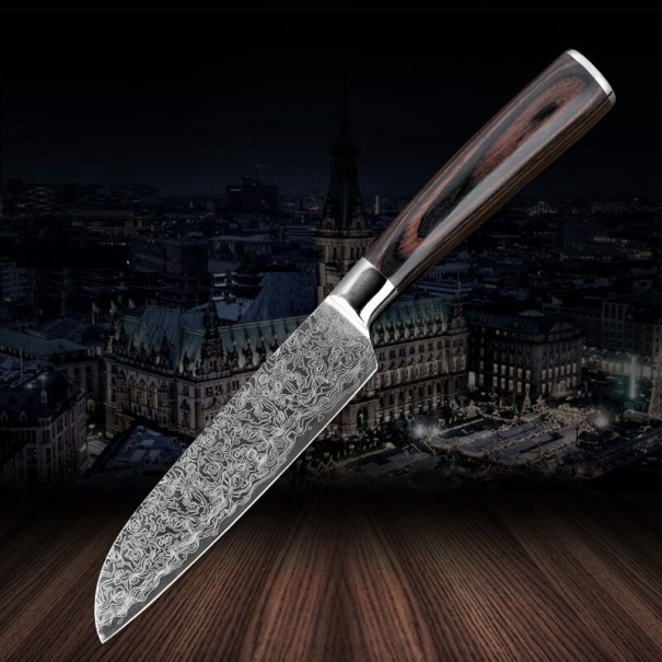 Nóż Santoku S