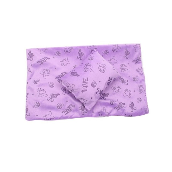 Nukkejen makuupussi violetti