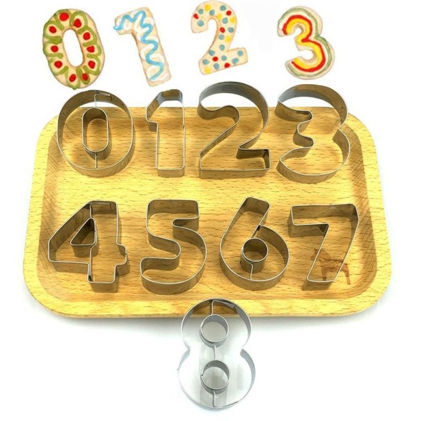 Number Cutters - 9 Pcs 1