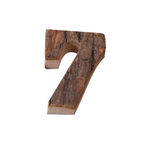 Numeri decorativi in legno C474 7