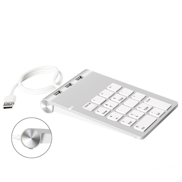 Numerická klávesnica USB HUB K371 1