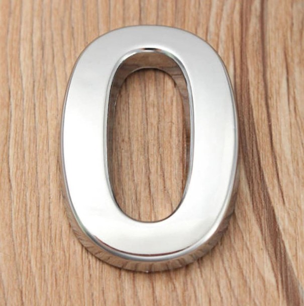 Numéro de maison noir 10