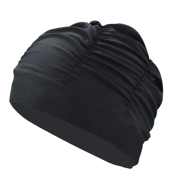 Nylon badmuts voor dames, waterdichte badmuts, zwemuitrusting blauw