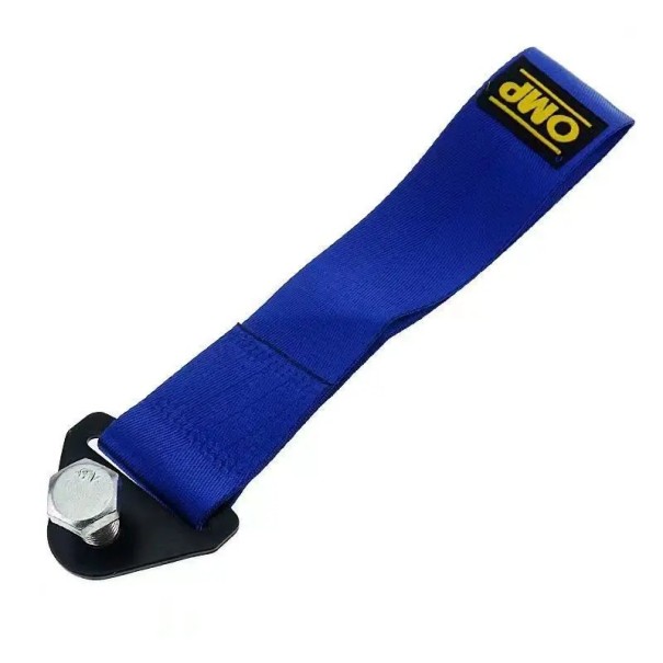 Nylon Zugband 26 cm Hochfeste Zugseile für Automobile Rennwagen Anhänger Schraubmontage 2 Tonnen Robustes Band blau