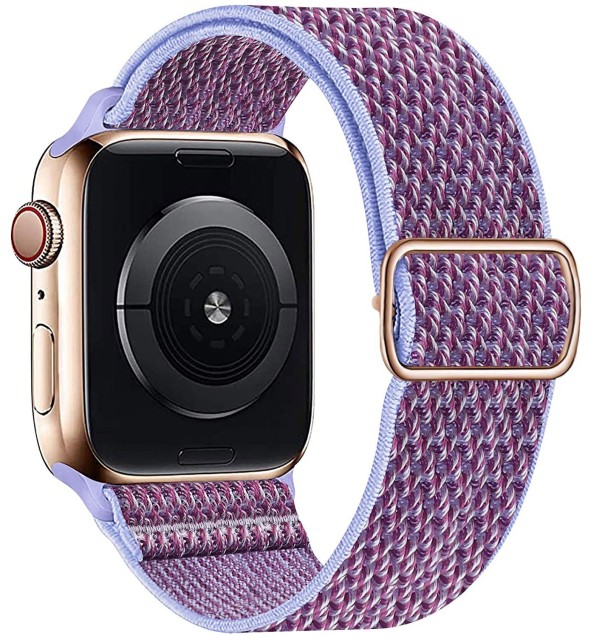 Nylonarmband für Apple Watch 38 mm / 40 mm / 41 mm T864 lila