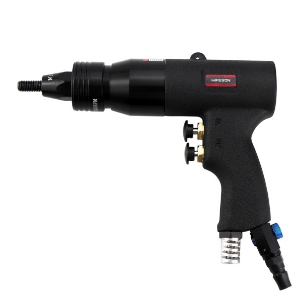 Nýtovací pistole M8 M10 M12 400 ot/min pneumatická kovová černá pro nýtovací matice a montážní práce 1