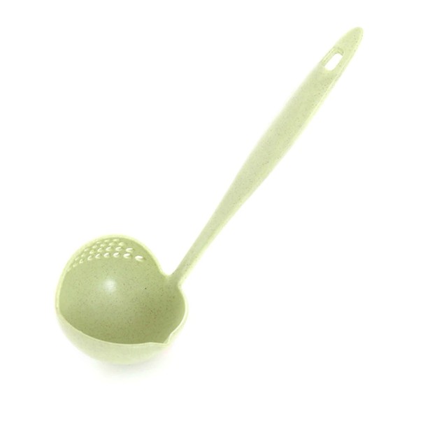 Oală și strecurătoare din plastic 2 în 1 J2699 verde