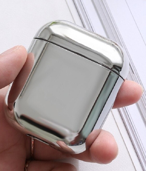 Obal na pouzdro na Apple Airpods 1 / 2 K2170 stříbrná
