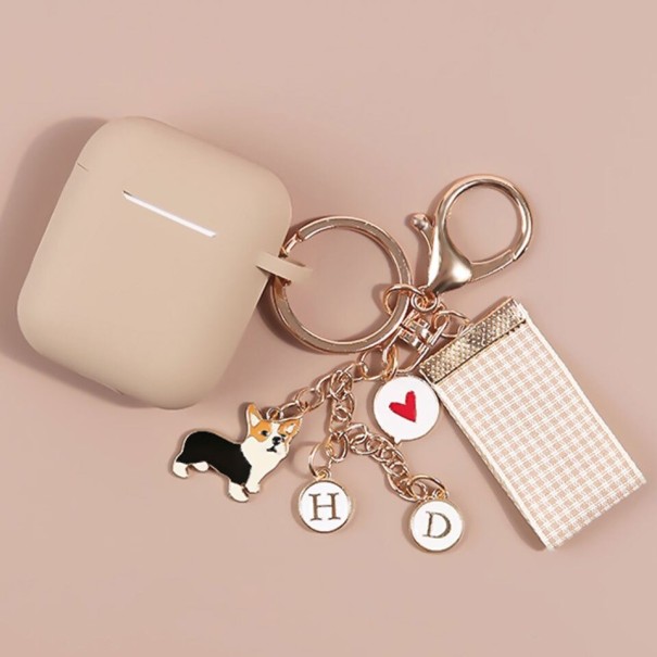 Obal na pouzdro na Apple Airpods 1 / 2 K2183 béžova