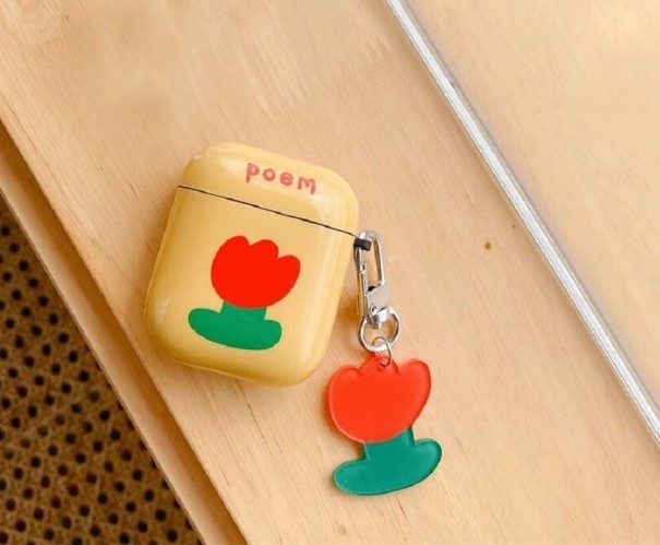 Obal na pouzdro na Apple Airpods 1 / 2 K2212 žlutá