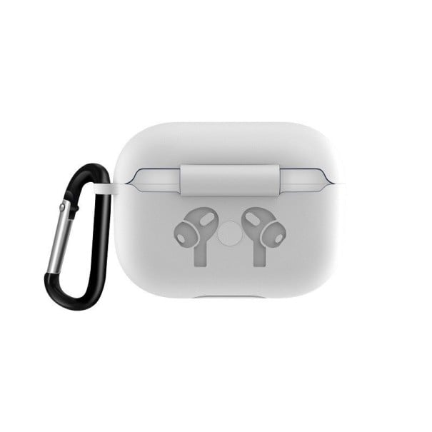 Obal na pouzdro na Apple Airpods Pro s karabinou K2157 bílá