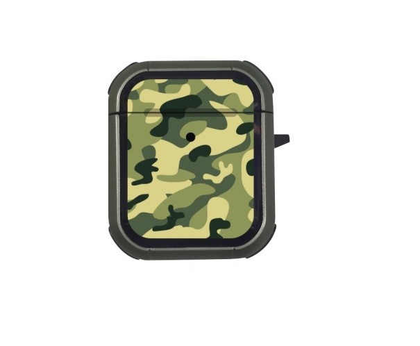 Obal na púzdro na Apple Airpods K2354 armádny zelená 1
