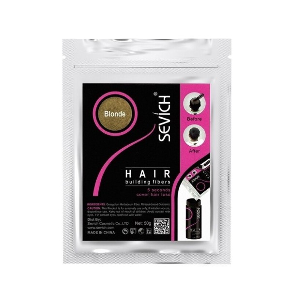 Objemový vlasový púder 50 g tmavá blond