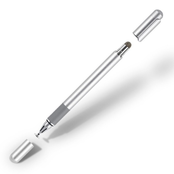 Oboustranné dotykové pero stříbrná