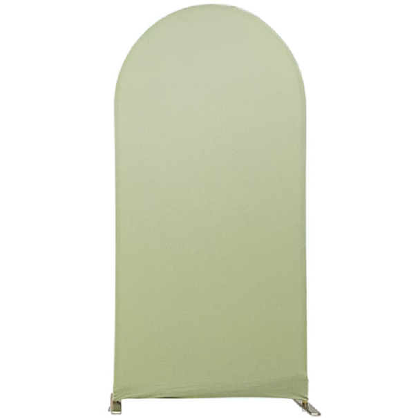 Oboustranný elastický potah na svatební oblouk 120x50 cm spandexová kulisa pro dekoraci stojanu na balónky svatby a narozeninové oslavy zelená