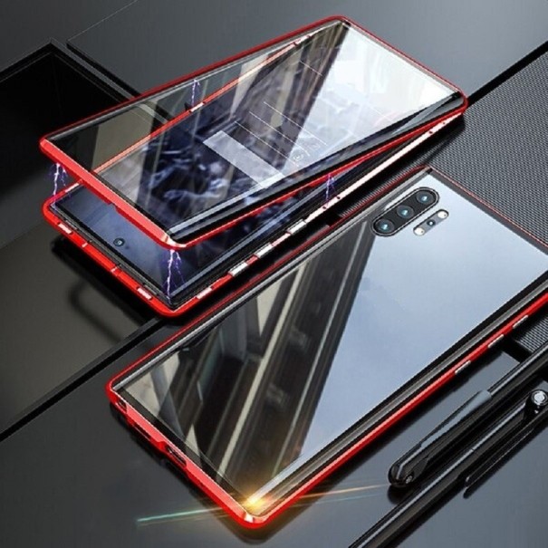 Oboustranný kryt pro Samsung Galaxy S21 Plus 5G červená