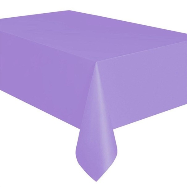 Obrus plastikowy 137 x 183 cm fioletowy