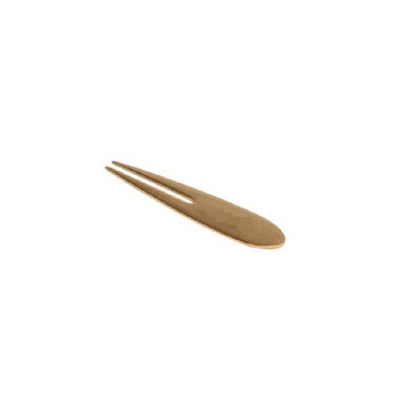 Obstgabel aus Edelstahl golden 2