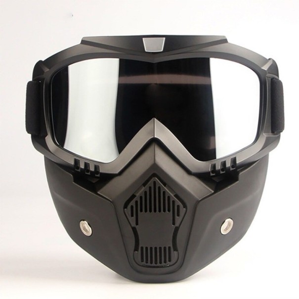 Occhiali da moto con maschera 1