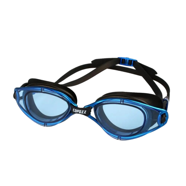 Occhiali da nuoto Occhiali sportivi per acqua Occhiali da nuoto antiappannamento e UV 15,2 x 4,1 cm blu