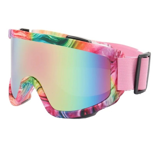 Occhiali da sci da donna antiappannamento Occhiali sigillanti per sci e snowboard con filtro UV400 per donne 16,9 x 8,8 cm 4
