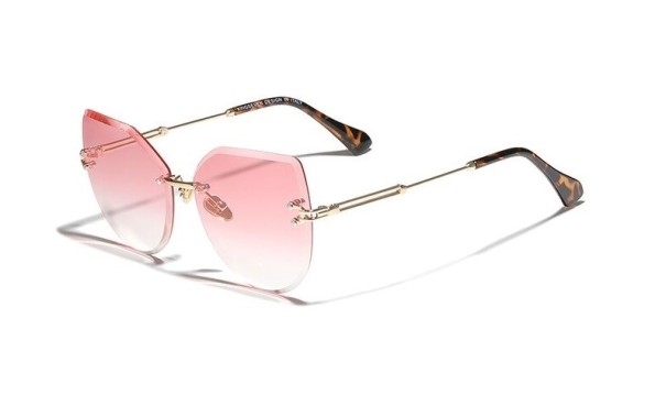 Occhiali da sole da donna E1786 rosa