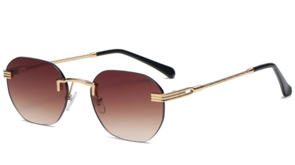 Occhiali da sole da uomo E2190 marrone