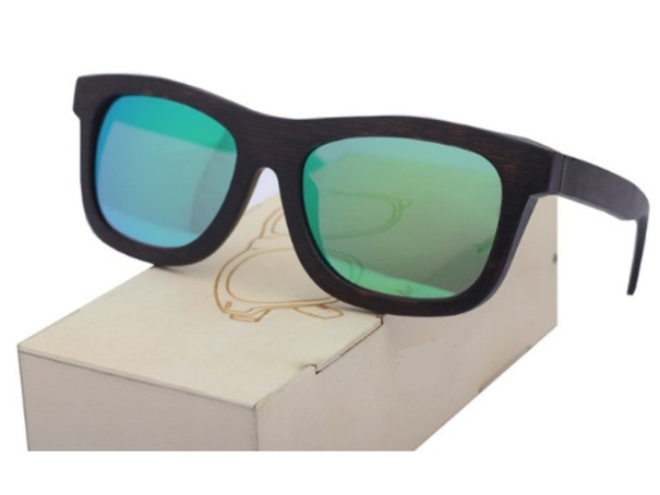 Occhiali da sole retro J999 verde