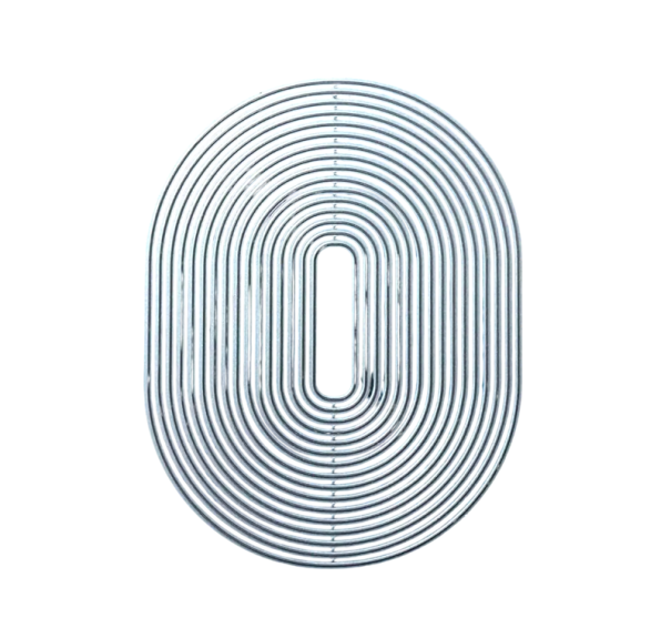 Ocelová vyřezávací šablona ovál sada více velikostí kovová cutting dies pro scrapbooking výroba přání dekorace papírové tvoření 1