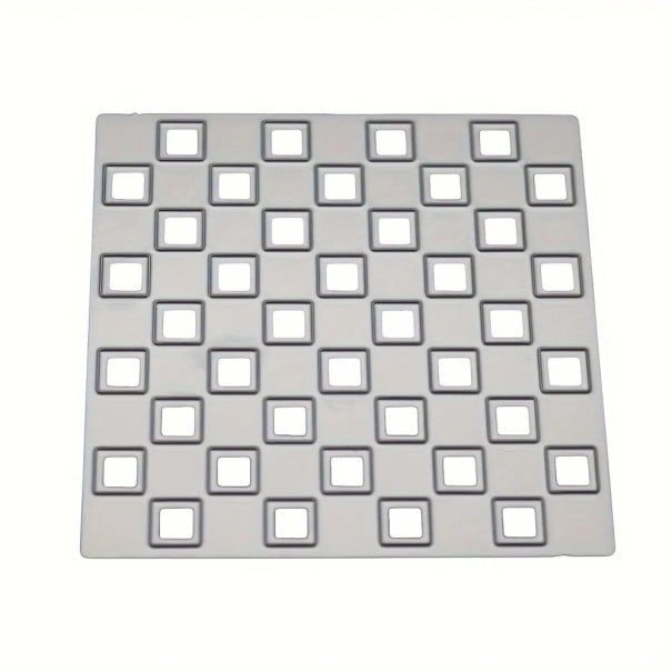 Ocelová vyřezávací šablona šachovnicový vzor 8 x 8 cm kovová cutting dies čtvercová mřížka pro scrapbooking výrobu přání dekorací 1