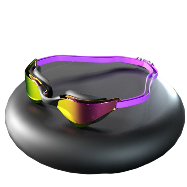 Ochelari de înot sport Ochelari de apă profesionali cu protecție solară anti-aburire Ochelari de înot 15 x 4 x 7,5 cm violet