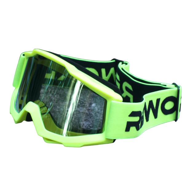 Ochelari de protecție pentru motociclete cu sticlă închisă la culoare 20 x 10,3 cm Ochelari de motocicletă împotriva vântului și prafului verde